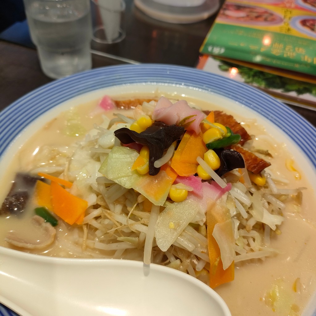 ユーザーが投稿した野菜たっぷりちゃんぽんの写真 - 実際訪問したユーザーが直接撮影して投稿した石川町ちゃんぽんリンガーハット 八王子石川店の写真
