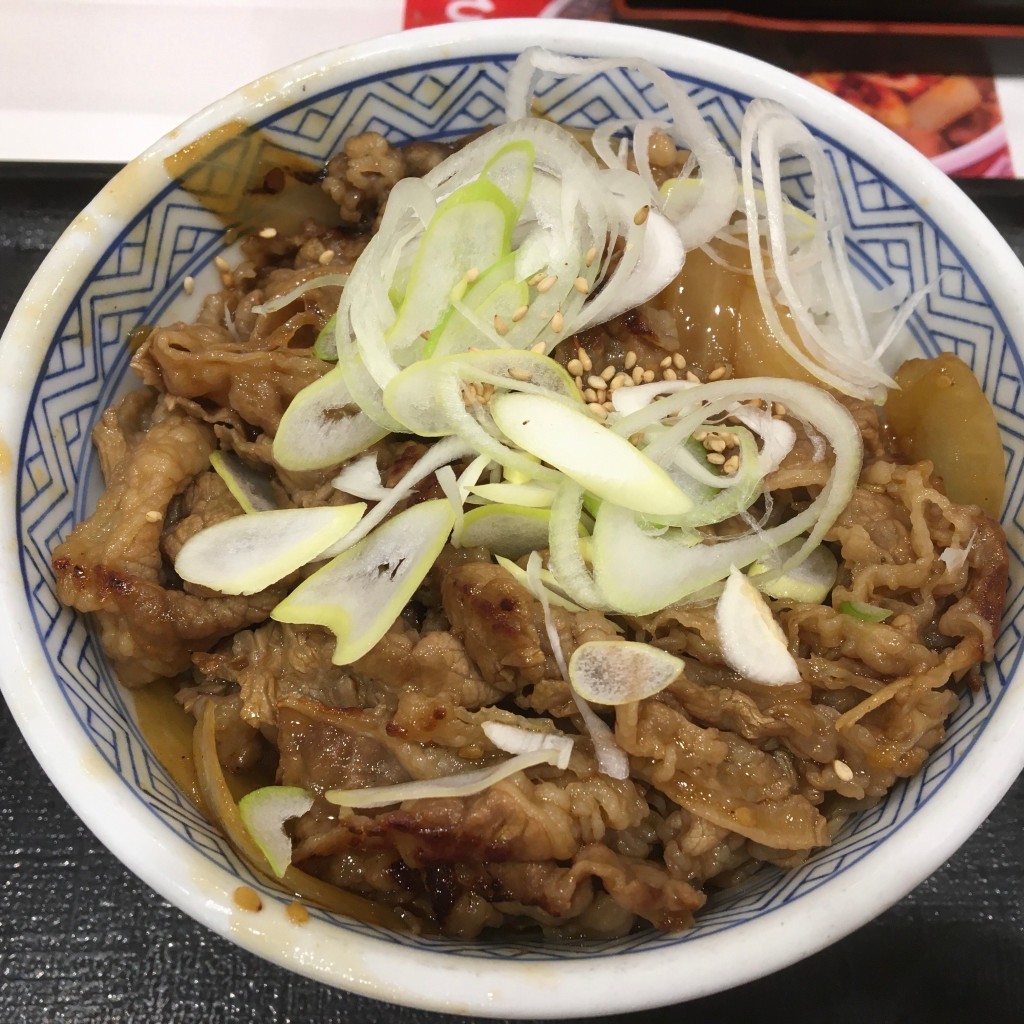 ユーザーが投稿した牛焼肉丼の写真 - 実際訪問したユーザーが直接撮影して投稿した立花町牛丼吉野家 立花駅前店の写真