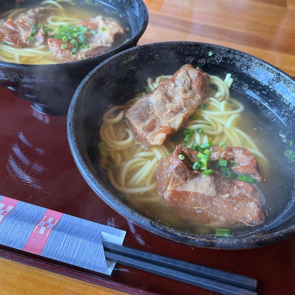 ユーザーが投稿した軟骨ソーキそばの写真 - 実際訪問したユーザーが直接撮影して投稿した竹富郷土料理お食事処 かにふの写真