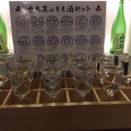 一八蔵の利き酒セット - 実際訪問したユーザーが直接撮影して投稿した平野町寿司京町・大ちゃん(伏水酒蔵小路内)の写真のメニュー情報