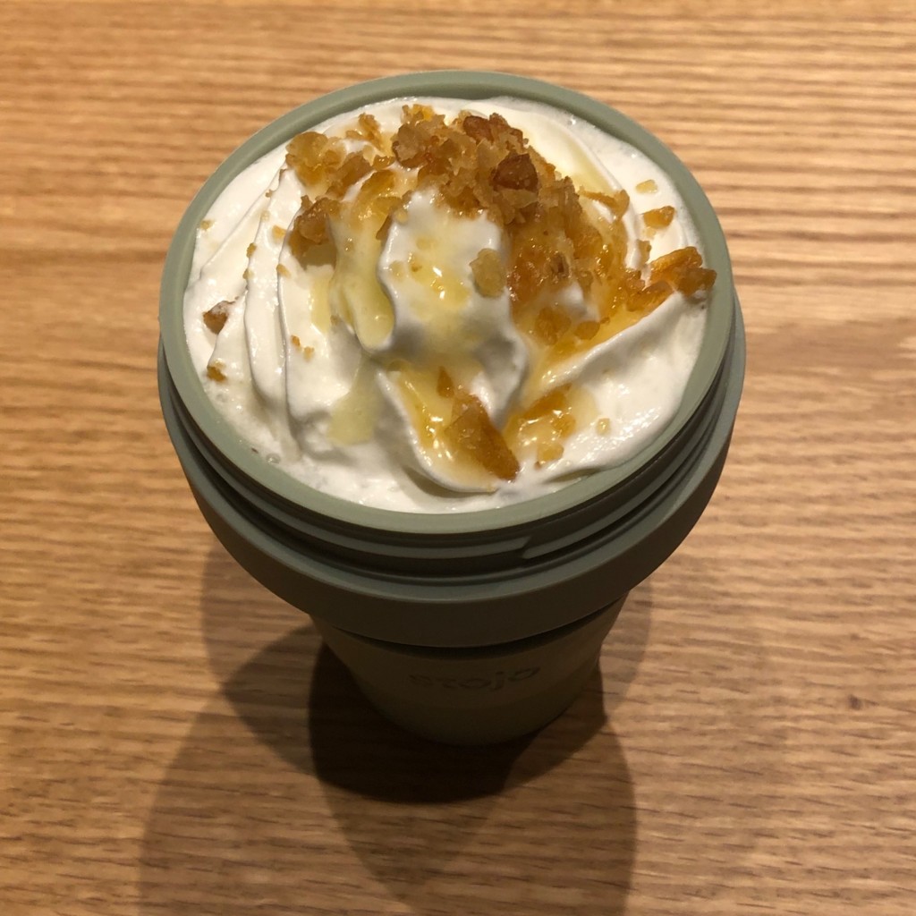 ユーザーが投稿したおさつバター フラペチーノの写真 - 実際訪問したユーザーが直接撮影して投稿した橋本カフェスターバックス コーヒー ミウィ橋本店の写真