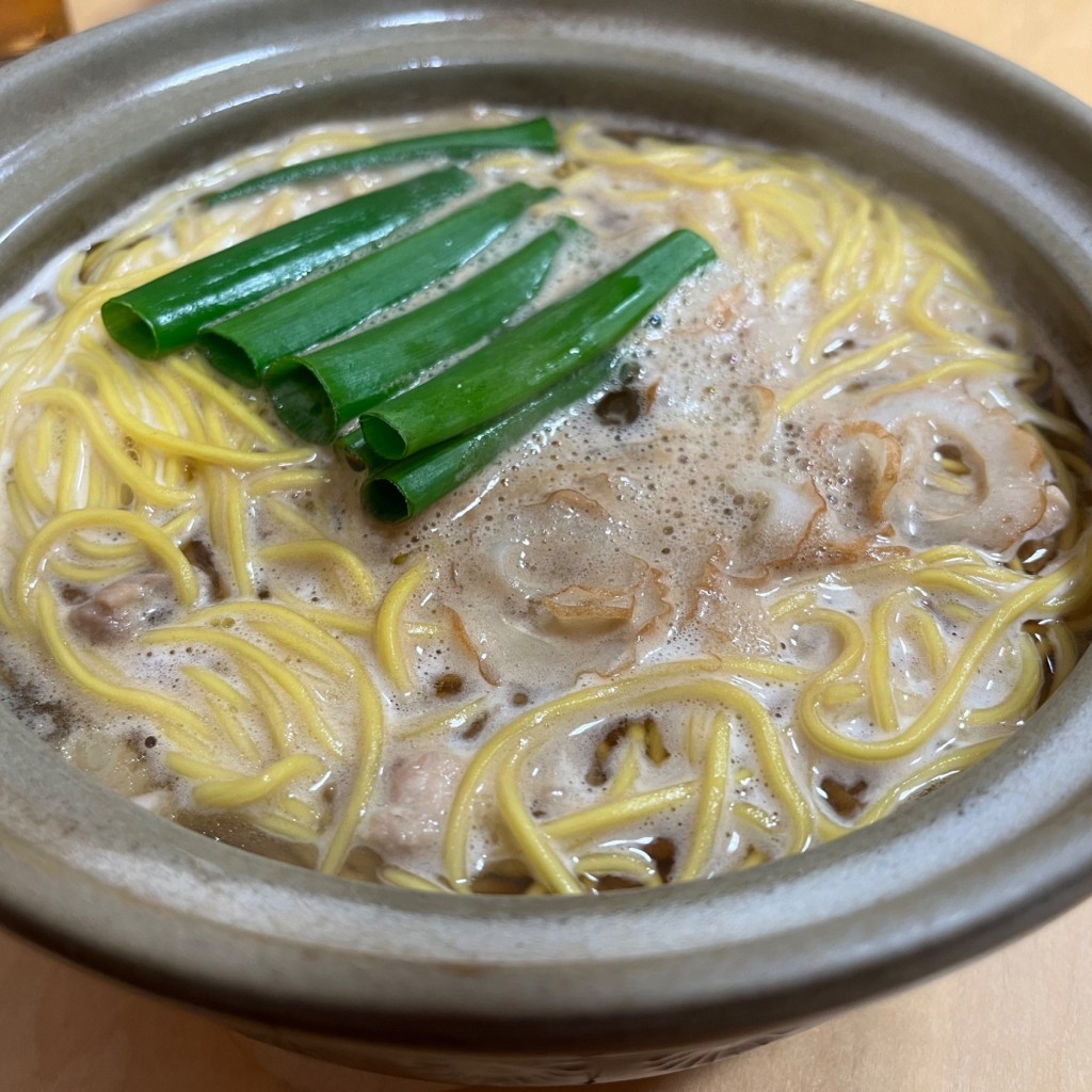 ユーザーが投稿したラーメンの写真 - 実際訪問したユーザーが直接撮影して投稿した新本町ラーメン / つけ麺鍋焼きラーメン千秋の写真