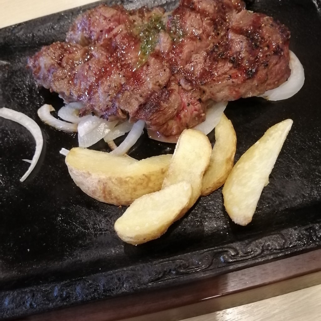 ユーザーが投稿したロースLunchの写真 - 実際訪問したユーザーが直接撮影して投稿した広面ステーキステーキガスト 秋田広面店の写真