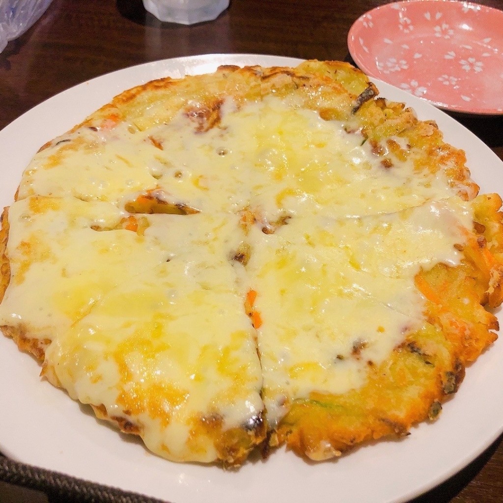 ユーザーが投稿したチーズチヂミの写真 - 実際訪問したユーザーが直接撮影して投稿した板倉町韓国料理NOLZAの写真