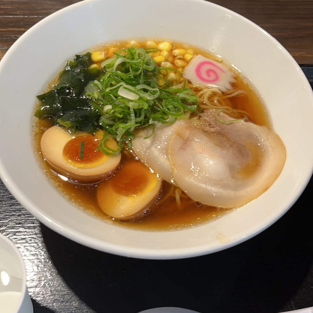 ユーザーが投稿した贅沢醤油ラーメンの写真 - 実際訪問したユーザーが直接撮影して投稿した腰当たい焼き / 今川焼やきもの本舗 鯛あん吉日 茂原店の写真