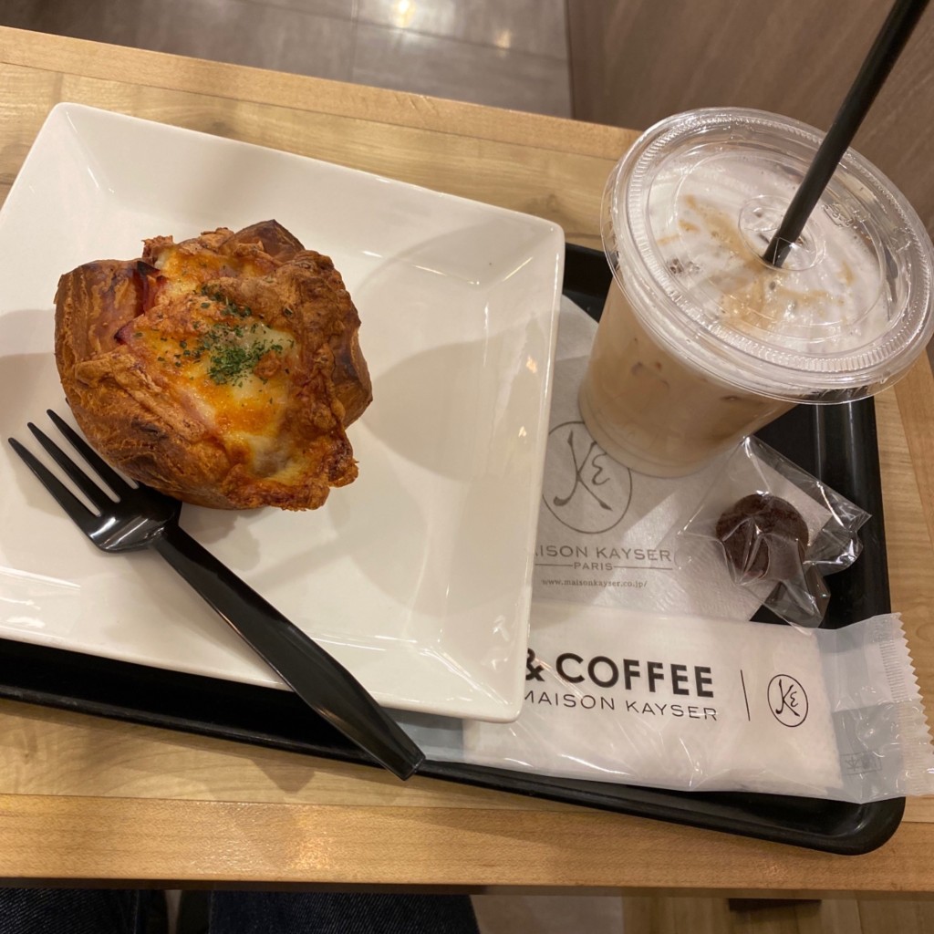 ochabuさんが投稿した芝浦カフェのお店アンドコーヒー メゾンカイザー ムスブ田町店/& COFFEE MAISON KAYSERの写真