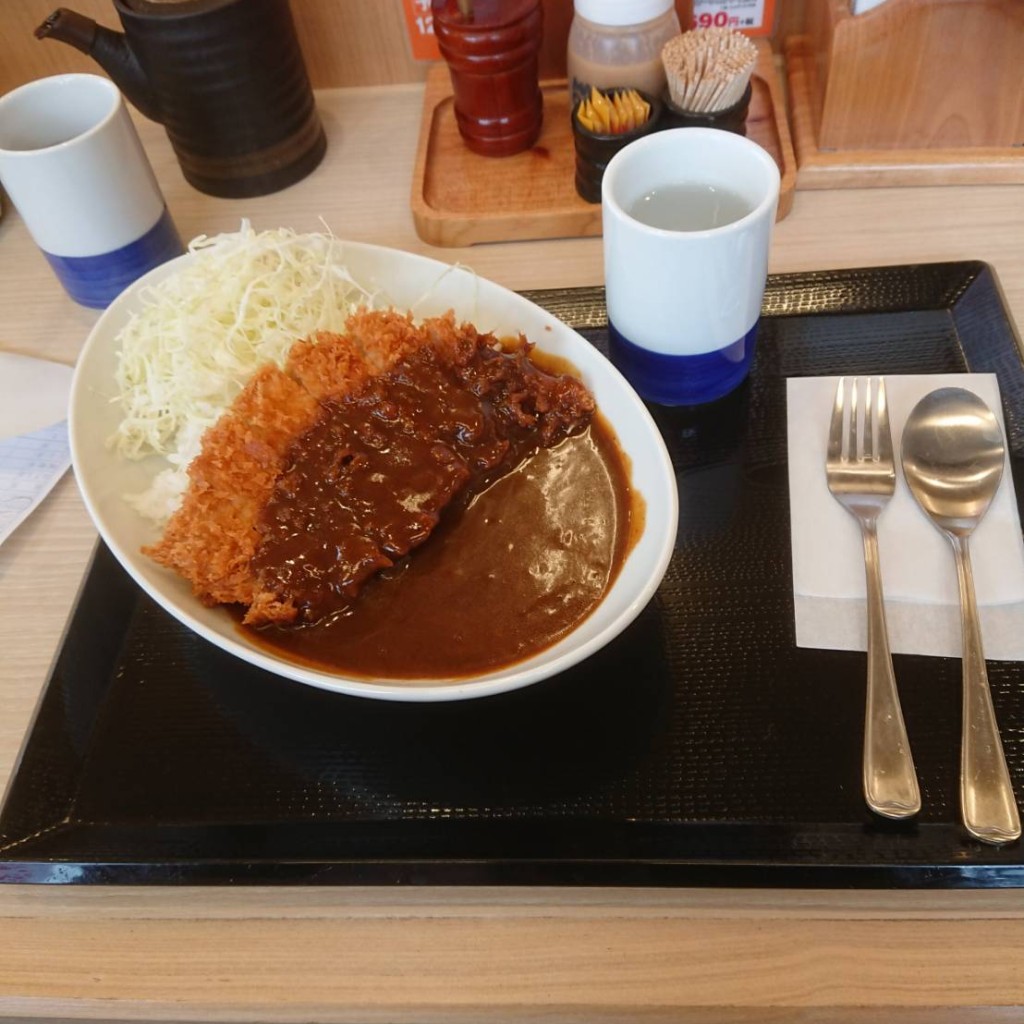 ユーザーが投稿したカツカレー(ケ)の写真 - 実際訪問したユーザーが直接撮影して投稿した大戸とんかつかつや さいたま南与野店の写真