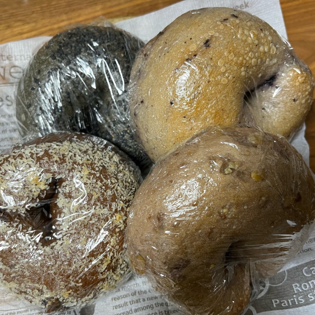 ユーザーが投稿した胡麻ベーグルの写真 - 実際訪問したユーザーが直接撮影して投稿した宇田川町自然食 / 薬膳BiOcafeの写真