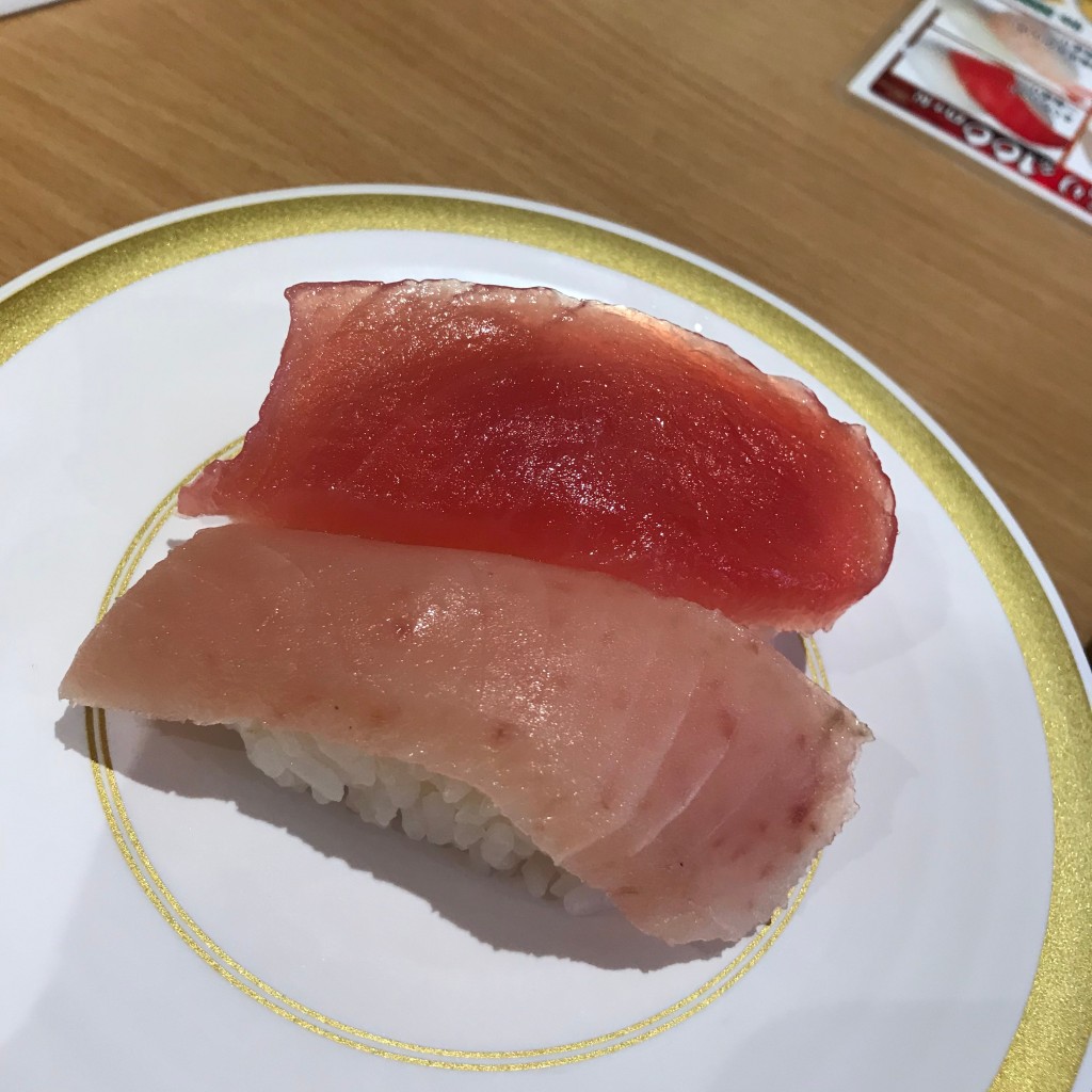 ユーザーが投稿した110円皿の写真 - 実際訪問したユーザーが直接撮影して投稿した小仙波回転寿司かっぱ寿司 川越店の写真