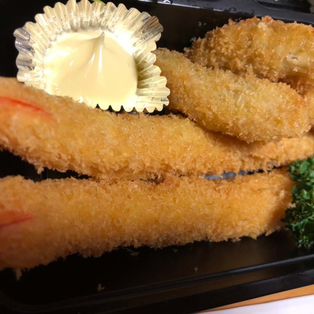 ユーザーが投稿したカニ&カキ定食の写真 - 実際訪問したユーザーが直接撮影して投稿した大井町郷土料理ますきの写真