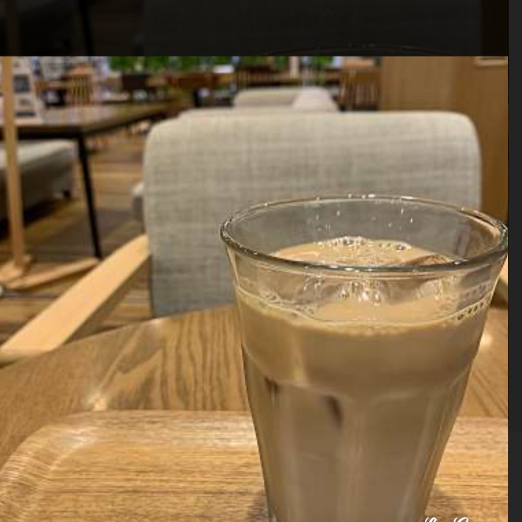 ユーザーが投稿したカフェオレ(H/I)カフェの写真 - 実際訪問したユーザーが直接撮影して投稿した東川崎町カフェ大垣書店アンドカフェ 神戸ハーバーランドumie店の写真