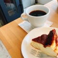 バスク風チーズケーキ - 実際訪問したユーザーが直接撮影して投稿した銀座南カフェカフェ ピアーノ ピアーノの写真のメニュー情報