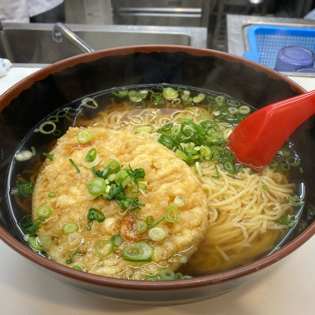 ユーザーが投稿した和風ラーメンの写真 - 実際訪問したユーザーが直接撮影して投稿した難波うどんなんばうどんの写真