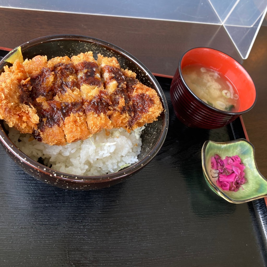 ユーザーが投稿した山梨カツ丼の写真 - 実際訪問したユーザーが直接撮影して投稿した明野町浅尾洋食ハイジの村ペーター館の写真