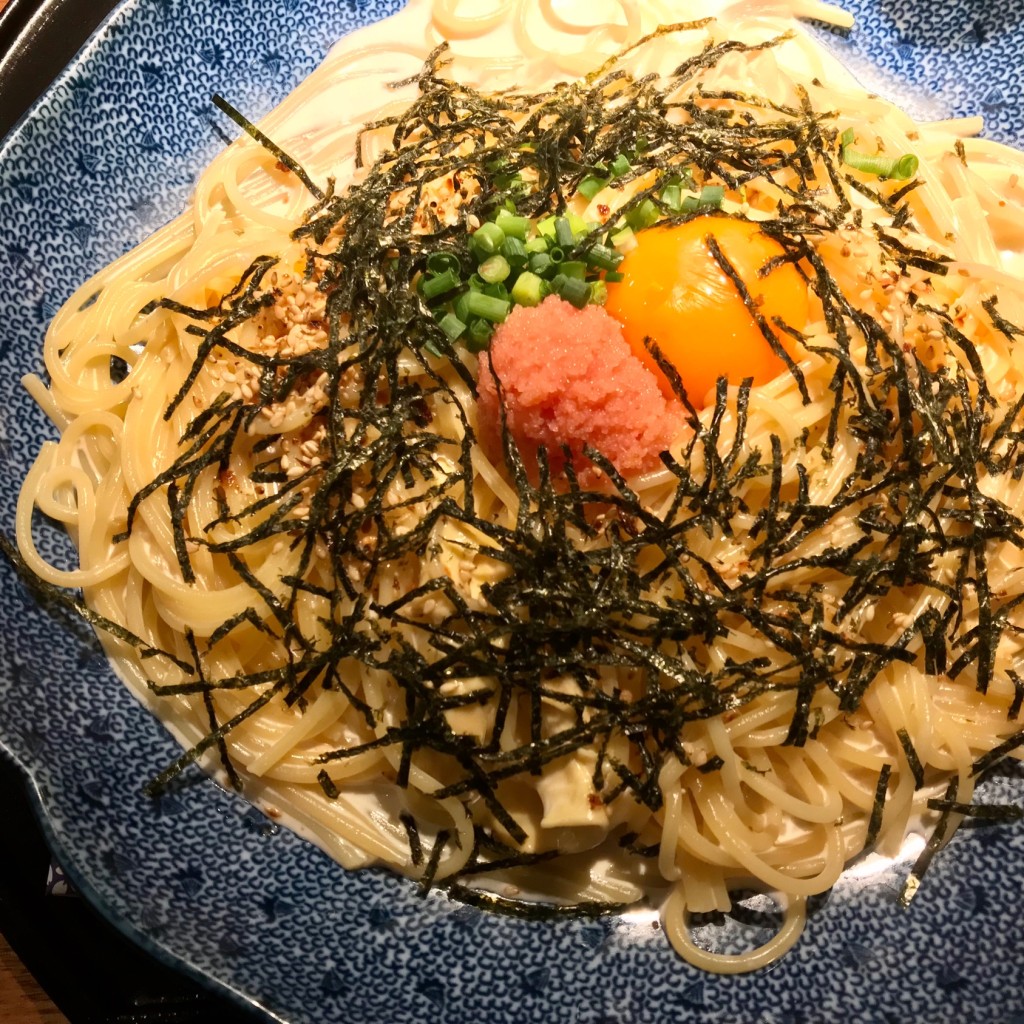 ユーザーが投稿したタラユバの写真 - 実際訪問したユーザーが直接撮影して投稿した西新宿パスタ洋麺屋五右衛門 新宿ミロード店の写真