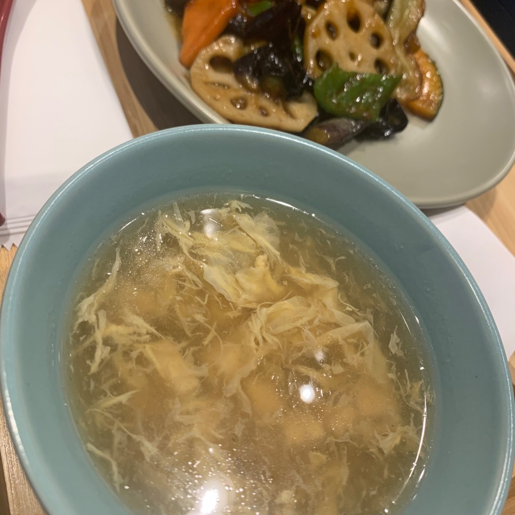 ユーザーが投稿した海鮮と茄子炒めセットの写真 - 実際訪問したユーザーが直接撮影して投稿した伊勢佐木町台湾料理口福館の写真