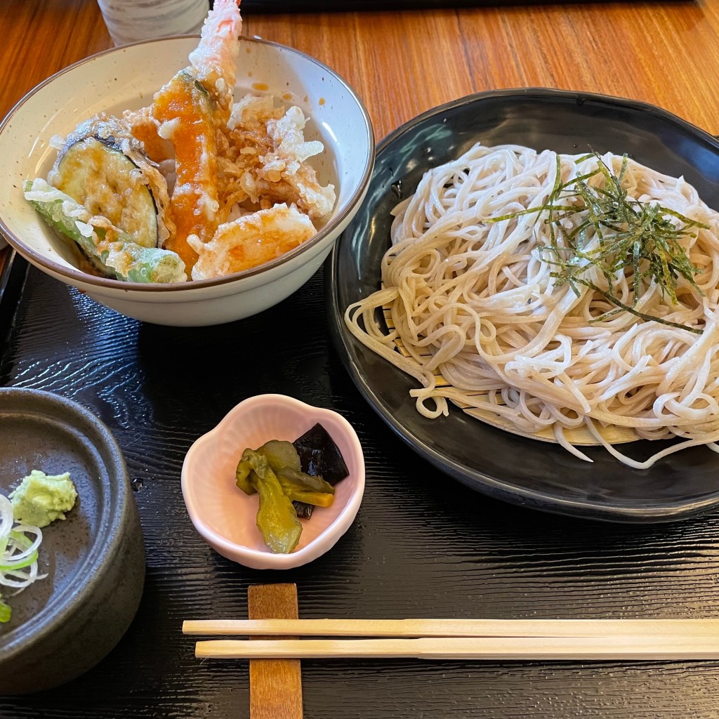 ユーザーが投稿した天丼定食の写真 - 実際訪問したユーザーが直接撮影して投稿した服部町そばひと刻の写真