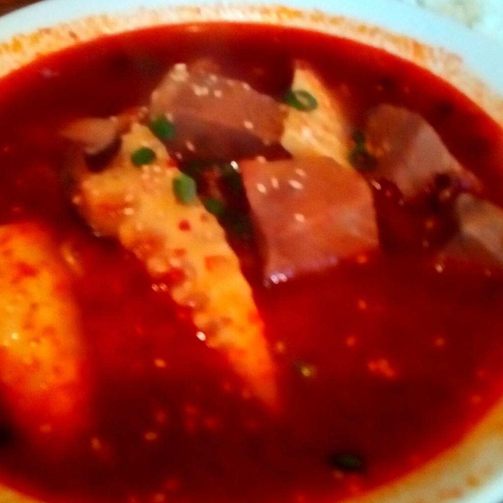 ユーザーが投稿した牛肉スープの刀削麺の写真 - 実際訪問したユーザーが直接撮影して投稿した薬院中華料理チャイナダイニング 劉の写真
