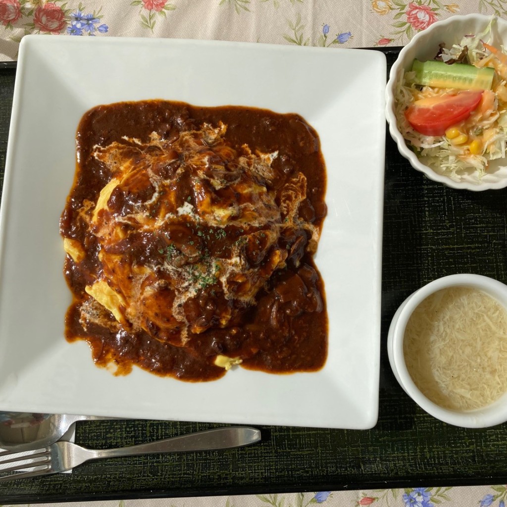ユーザーが投稿したオムハヤシの写真 - 実際訪問したユーザーが直接撮影して投稿した新砂洋食レストラン モア 順天堂江東高齢者医療センターの写真