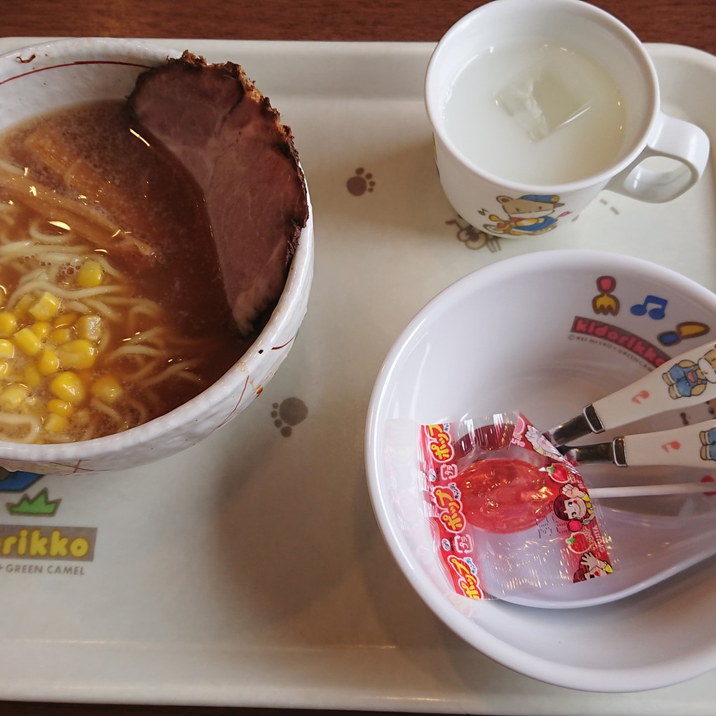 ユーザーが投稿したお子様ラーメンの写真 - 実際訪問したユーザーが直接撮影して投稿した利府ラーメン専門店味噌ラーメン はちべえの写真