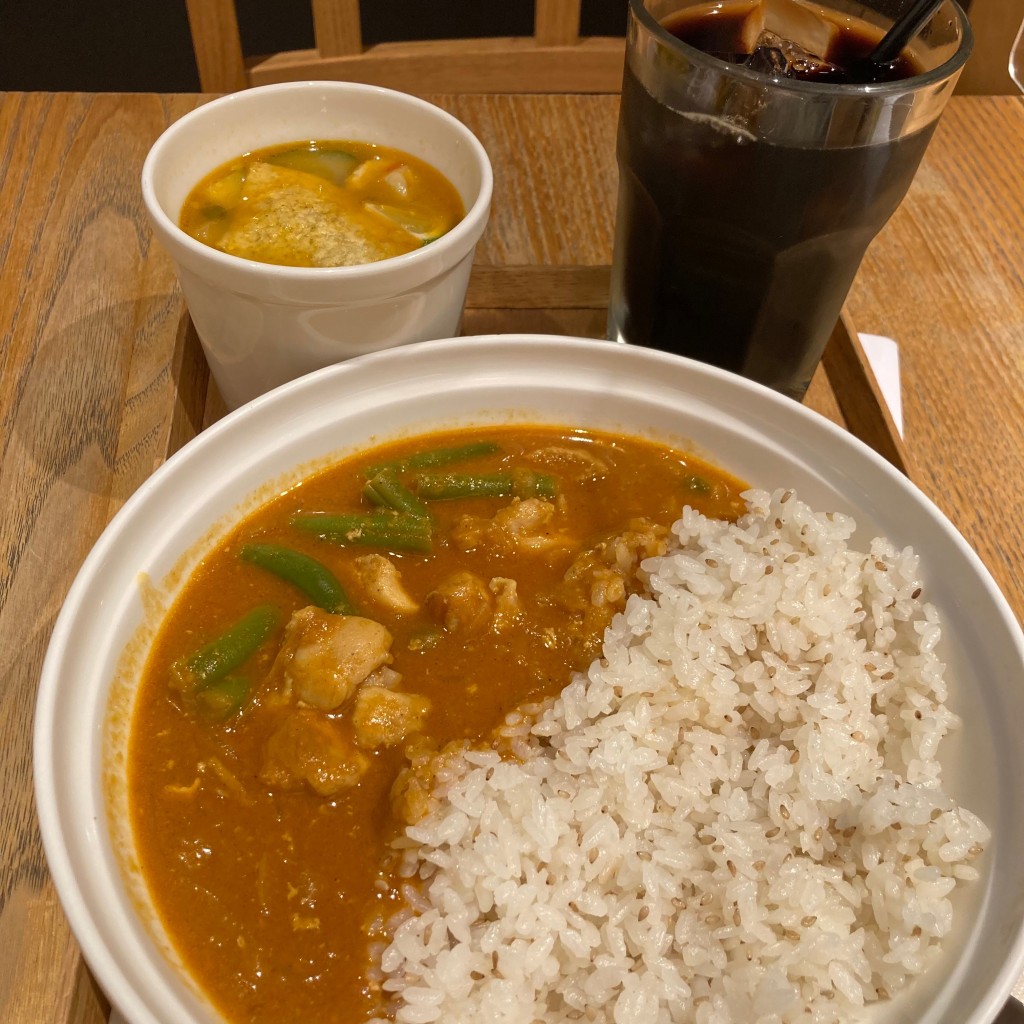 ユーザーが投稿したバターチキンカレーの写真 - 実際訪問したユーザーが直接撮影して投稿した西池袋洋食スープストック東京 ルミネ池袋店の写真