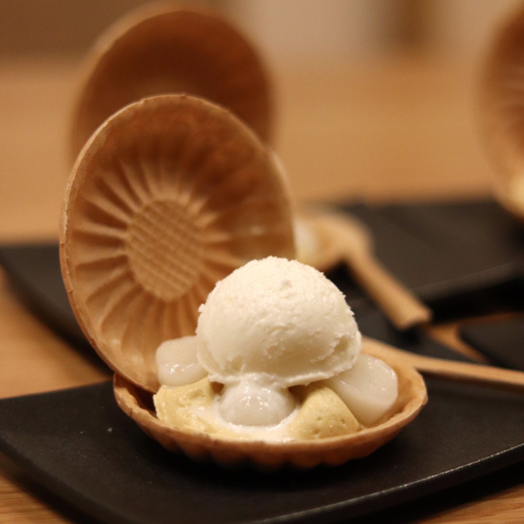 ユーザーが投稿した種子島産安納芋と塩アイスの白玉もなかの写真 - 実際訪問したユーザーが直接撮影して投稿した玉川焼肉まんぷく 二子玉川店の写真