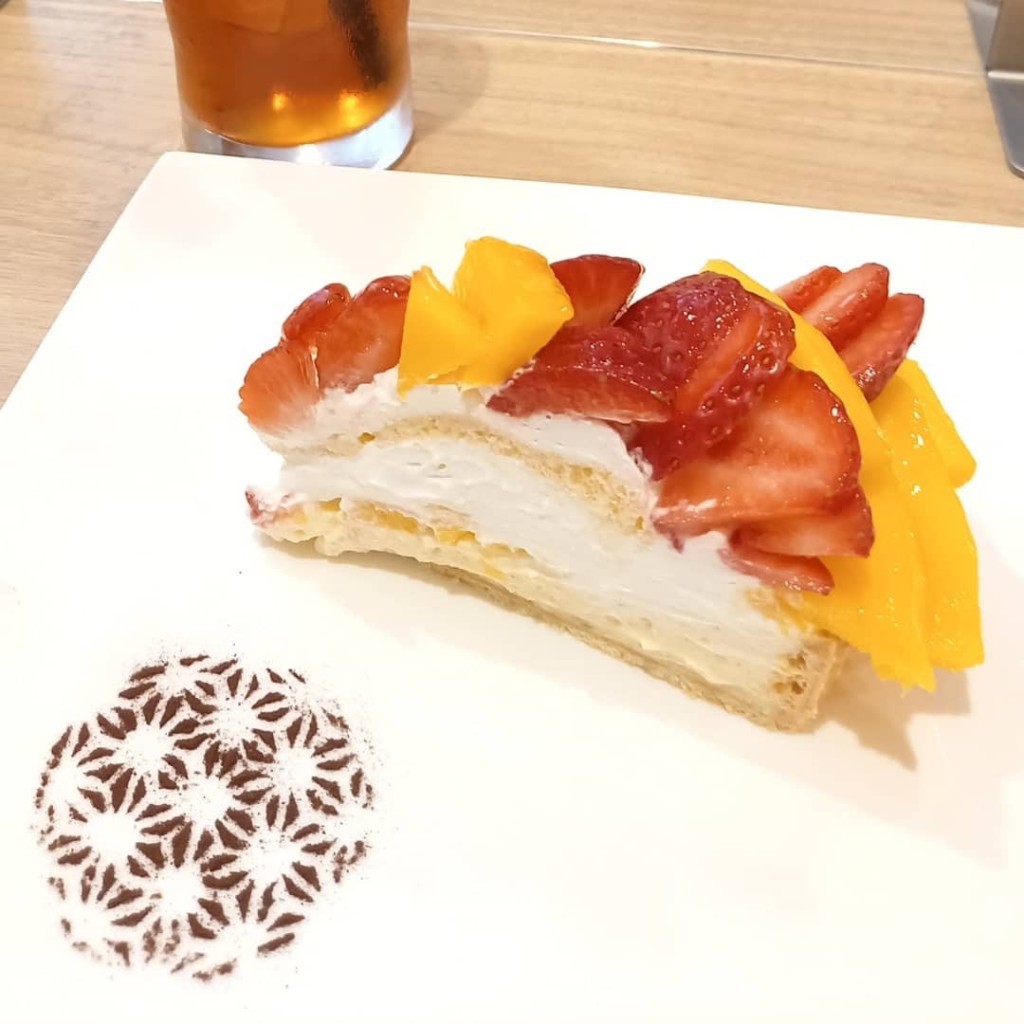 ユーザーが投稿したケーキセットの写真 - 実際訪問したユーザーが直接撮影して投稿した中央カフェカフェコムサ 仙台パルコ店の写真