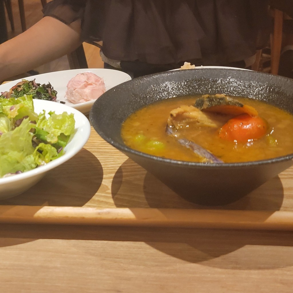 ユーザーが投稿したHD スープカレーの写真 - 実際訪問したユーザーが直接撮影して投稿した高島カフェcafe locally ルミネ横浜の写真
