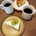 コーヒー - 実際訪問したユーザーが直接撮影して投稿した岡本ケーキカフェテリア・ガット・ネロの写真のメニュー情報