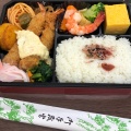 自家製タルタルソースのミックスフライ幕の内弁当 - 実際訪問したユーザーが直接撮影して投稿したお弁当うお時の写真のメニュー情報