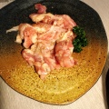 鶏せせり - 実際訪問したユーザーが直接撮影して投稿した栗真小川町焼肉和牛焼肉ジュウジュの写真のメニュー情報
