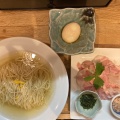 実際訪問したユーザーが直接撮影して投稿した湊町ラーメン / つけ麺麺と向かって鰹の写真