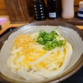 釜玉うどん - 実際訪問したユーザーが直接撮影して投稿した西の丸町うどんめりけんや 高松駅前店の写真のメニュー情報