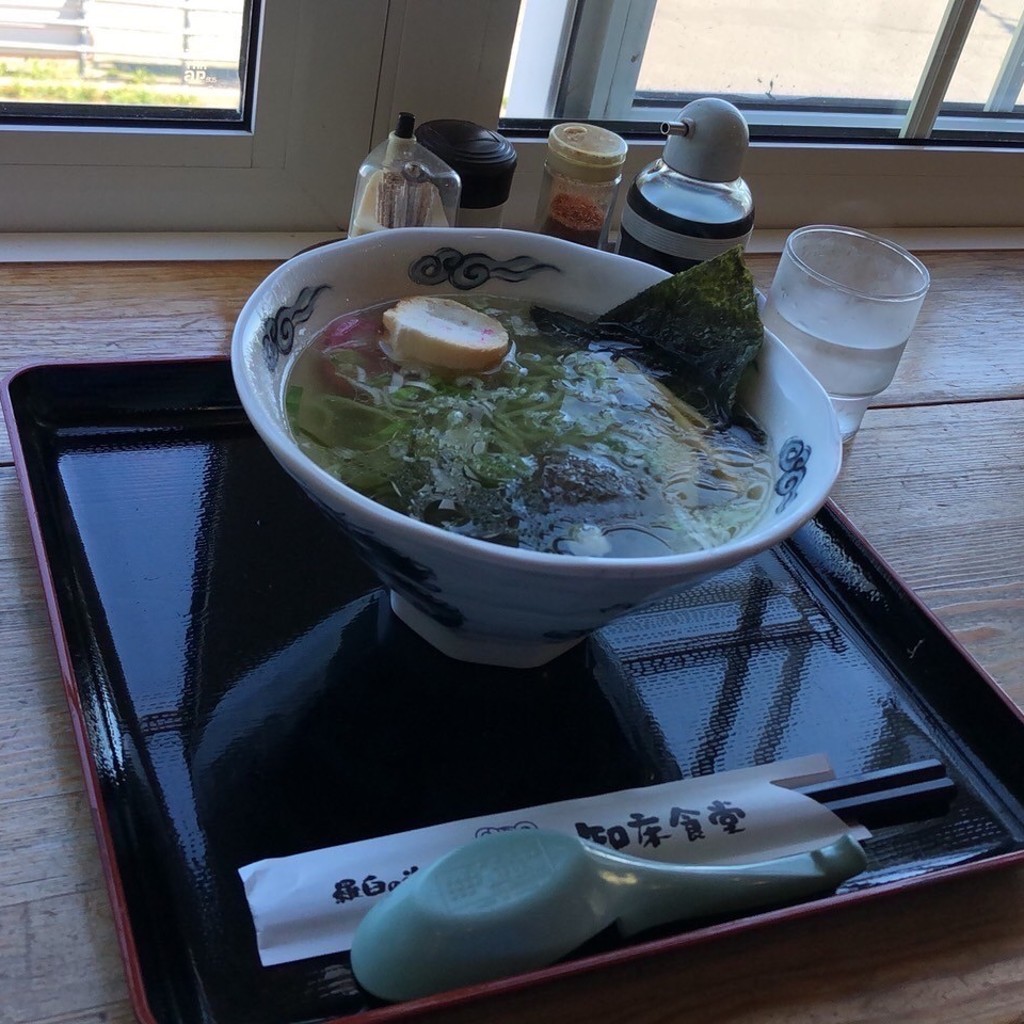 ユーザーが投稿した塩ラーメンの写真 - 実際訪問したユーザーが直接撮影して投稿したウトロ東洋食知床海岸食堂の写真