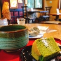抹茶・抹茶シフォンケーキ - 実際訪問したユーザーが直接撮影して投稿した宇和町信里カフェ苔筵の写真のメニュー情報