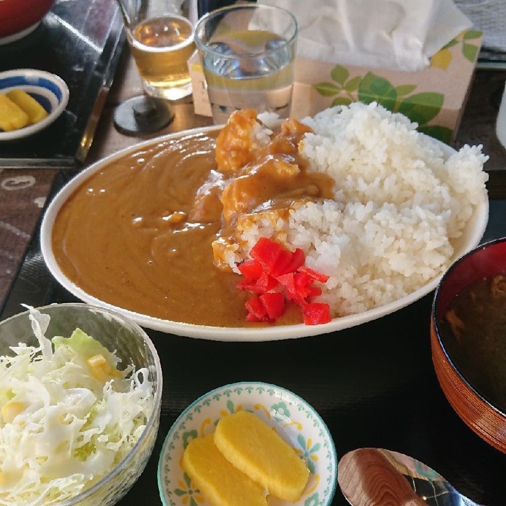 ユーザーが投稿したカレーの写真 - 実際訪問したユーザーが直接撮影して投稿した鞍掛定食屋清水屋の写真