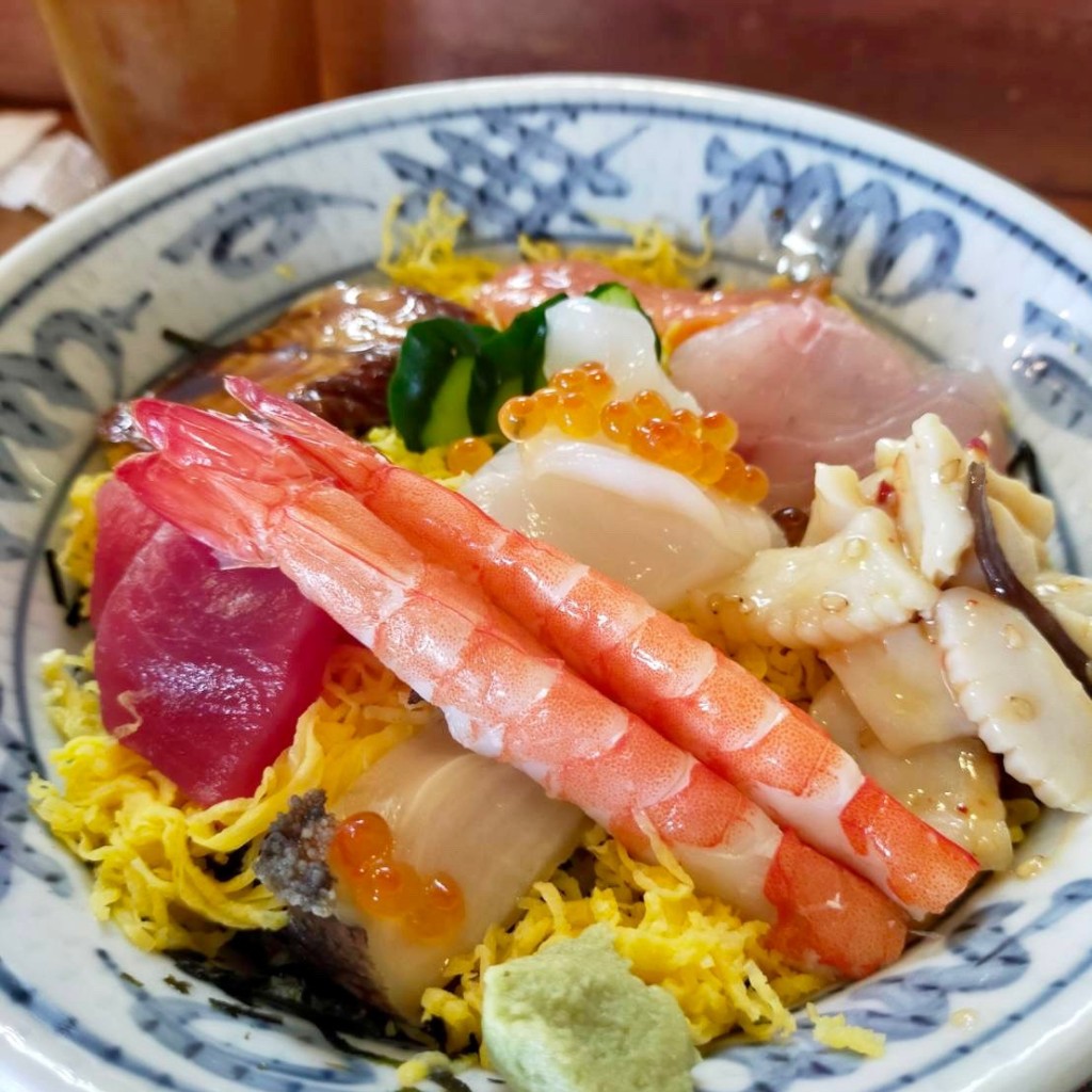 ユーザーが投稿した海鮮丼の写真 - 実際訪問したユーザーが直接撮影して投稿した奥河内定食屋むらかみ旅館の写真