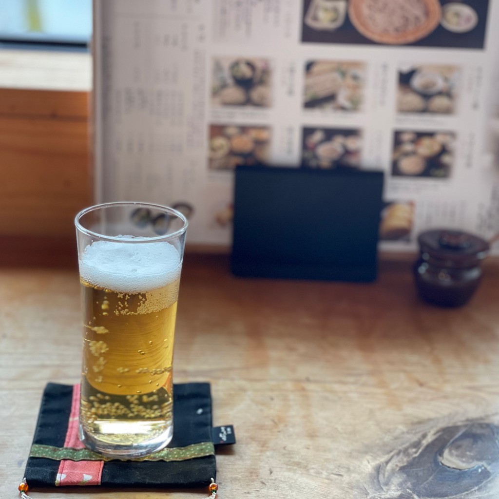 ユーザーが投稿したノンアルコールビールの写真 - 実際訪問したユーザーが直接撮影して投稿した上賀茂岩ケ垣内町そばよしむら 北山楼の写真