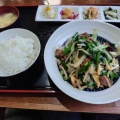 レバニラ炒め定食 - 実際訪問したユーザーが直接撮影して投稿した灘町中華料理中華 虎楼の写真のメニュー情報