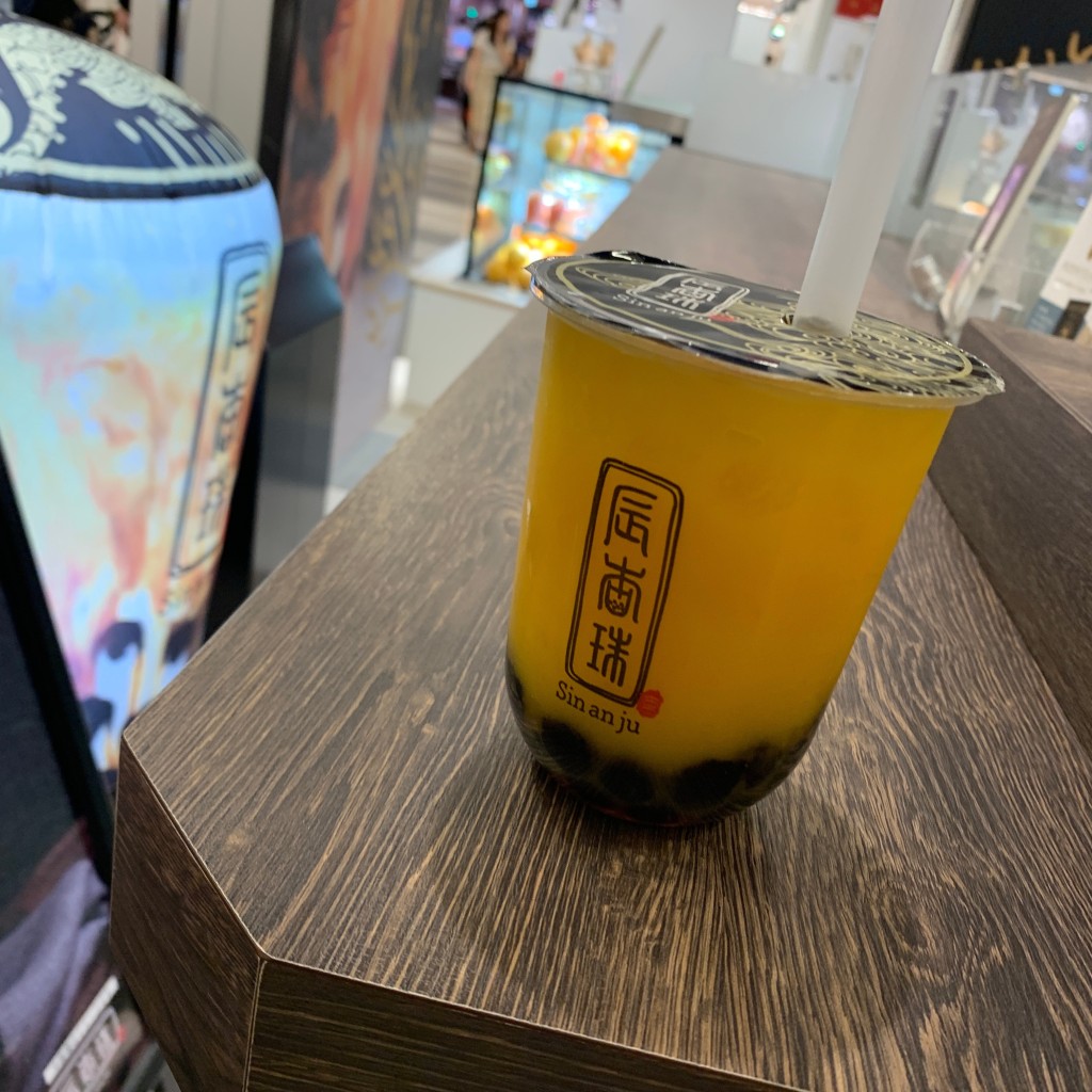 ユーザーが投稿したマンゴージュースの写真 - 実際訪問したユーザーが直接撮影して投稿した桜町タピオカ辰杏珠 サクラマチクマモト店の写真