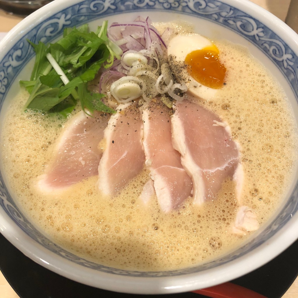 ユーザーが投稿した味噌鶏白湯単品の写真 - 実際訪問したユーザーが直接撮影して投稿した名駅ラーメン / つけ麺KOBE ENISHIの写真
