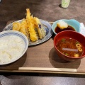 天麩羅定食 - 実際訪問したユーザーが直接撮影して投稿した大須丼ものえびのやの写真のメニュー情報