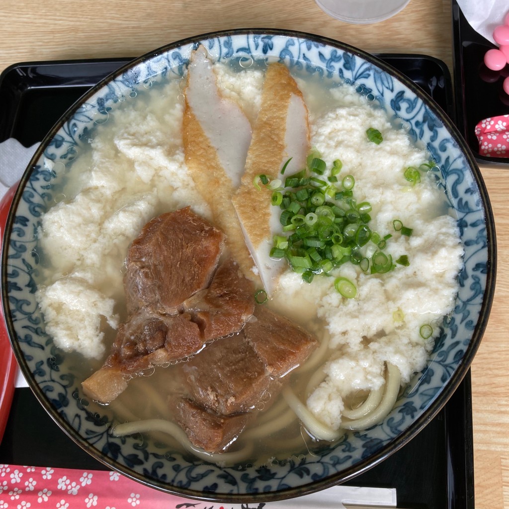 ユーザーが投稿したゆし豆腐そばの写真 - 実際訪問したユーザーが直接撮影して投稿した下地そば皆愛屋の写真