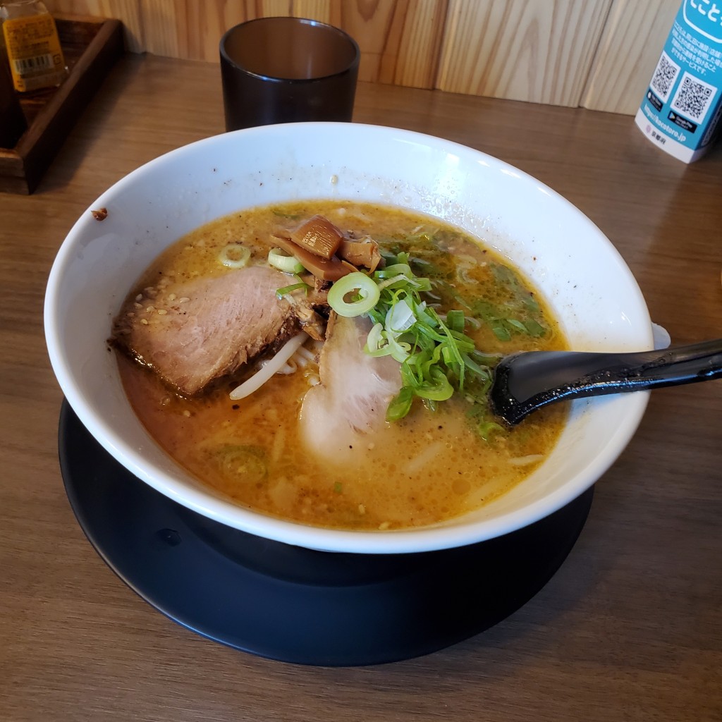 ユーザーが投稿した味噌ラーメンの写真 - 実際訪問したユーザーが直接撮影して投稿した岩滝ラーメン / つけ麺跳満の写真