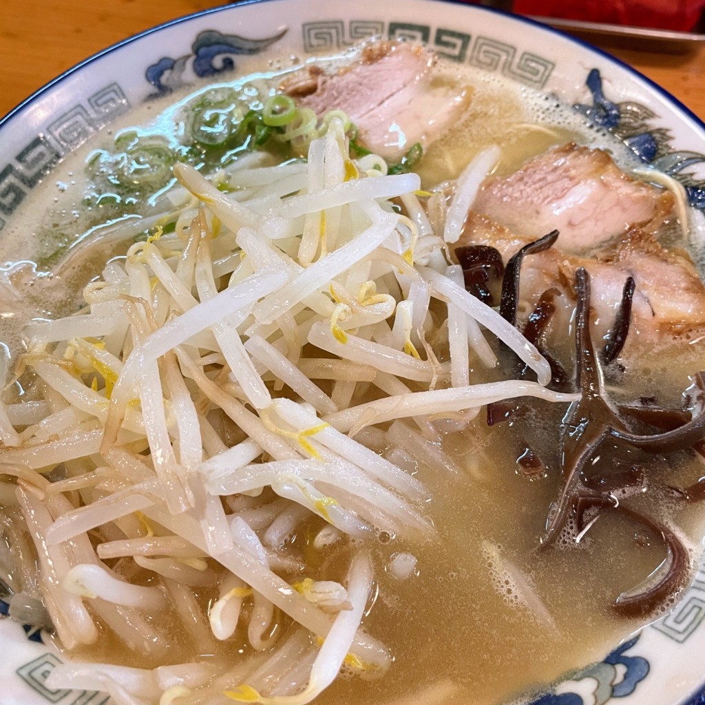 ユーザーが投稿したもやしラーメンの写真 - 実際訪問したユーザーが直接撮影して投稿した彌富通ラーメン専門店博多ラーメン まさきやの写真