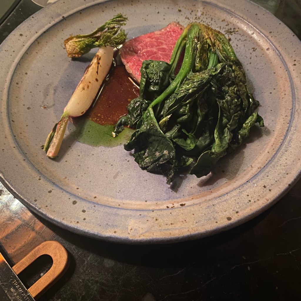 ユーザーが投稿した牛ヒレ肉のステーキの写真 - 実際訪問したユーザーが直接撮影して投稿した円山町立ち飲み / 角打ちHoneの写真