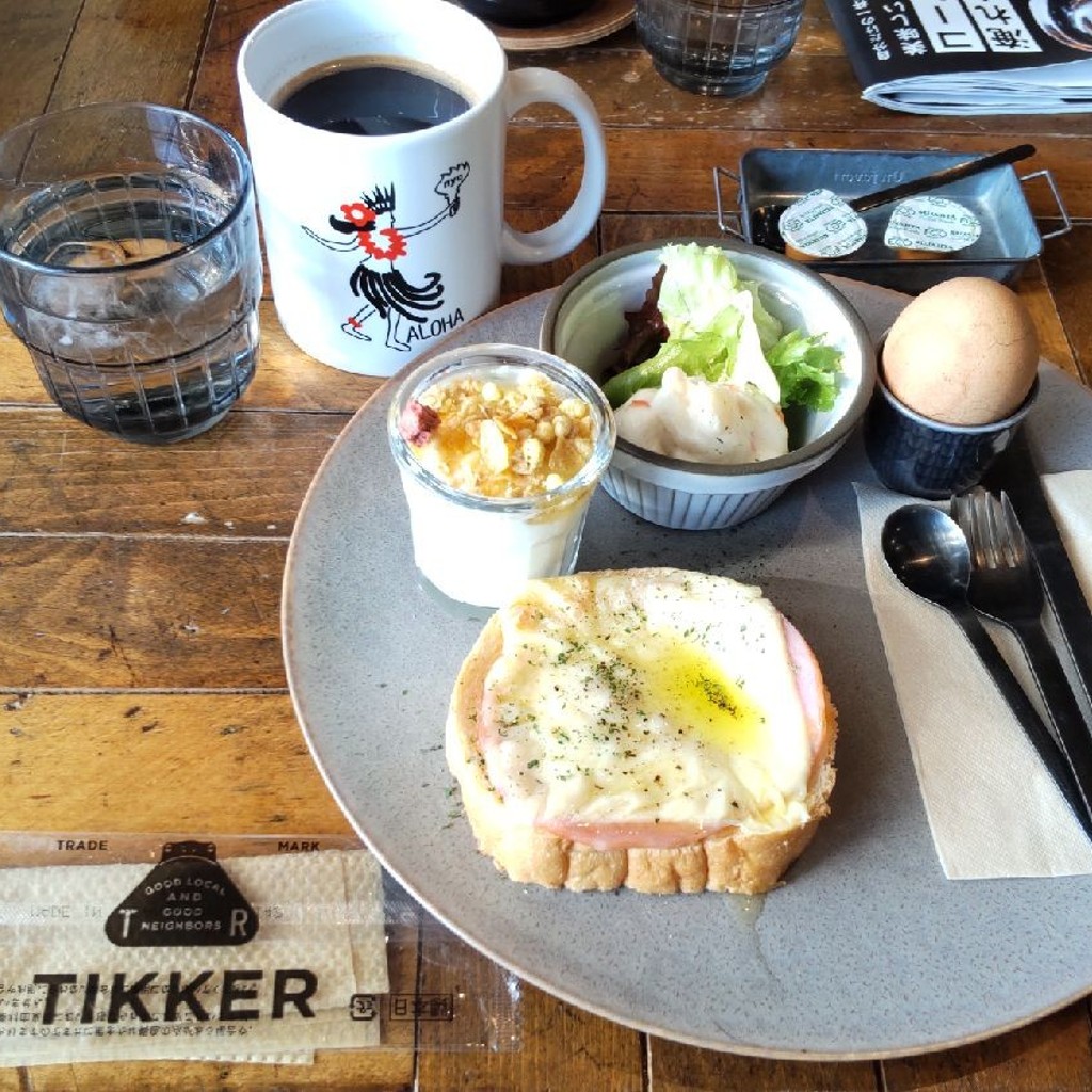 ユーザーが投稿した濃姫モーニングの写真 - 実際訪問したユーザーが直接撮影して投稿した海津町馬目カフェTIKKER cafeの写真