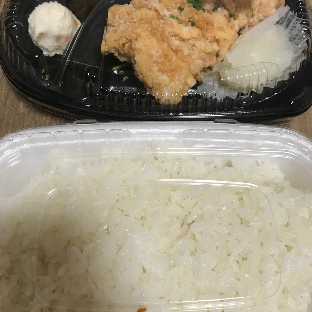 ユーザーが投稿したチキン竜田弁当(香味醤油)の写真 - 実際訪問したユーザーが直接撮影して投稿した上戸田お弁当ほっともっと 戸田市役所南通り店の写真