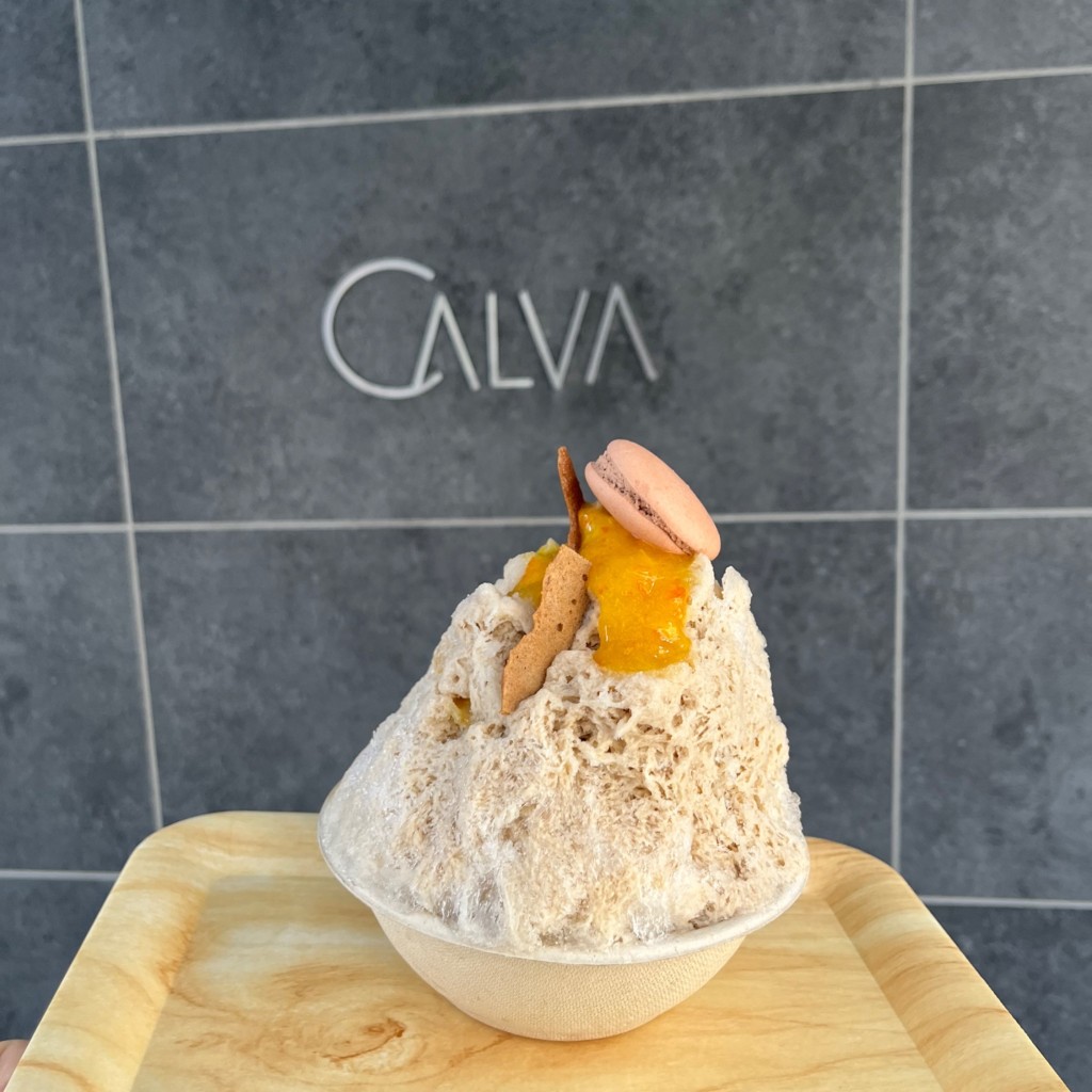 ユーザーが投稿したかき氷 紅茶の写真 - 実際訪問したユーザーが直接撮影して投稿した大船アイスクリームアイスクリーム&クレープ CALVAの写真