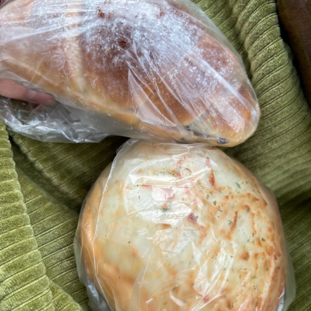 ユーザーが投稿したT明太チーズフォンデュの写真 - 実際訪問したユーザーが直接撮影して投稿した二塚ベーカリー石窯パン工房 VIVIRの写真